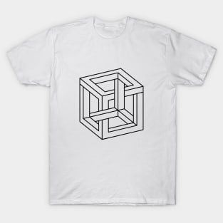 Impossible Shapes – Optical Illusion - Geometric Designs T-Shirt